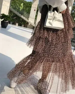 Jupe Tulle Leopard Jupe Tulle Leopard