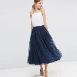 Jupe Tulle Bleu Marine