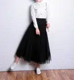 Jupe Tulle Mi Longue