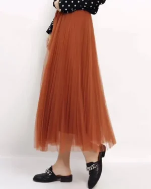 Jupe Tulle Terracotta Jupe Tulle Terracotta