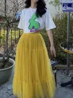 Jupe Tulle Doré