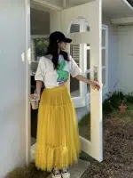 Jupe Tulle Doré