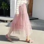 Jupe Tulle Pailleté Femme