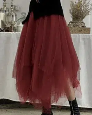 Jupe Tulle Bordeaux Jupe Tulle Bordeaux