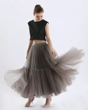 Jupe Tulle Grise Jupe Tulle Grise