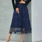 Jupe Tulle à Fleur
