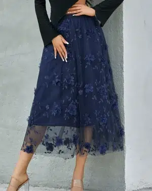 Jupe Tulle à Fleur