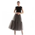 Jupe Tulle Grise