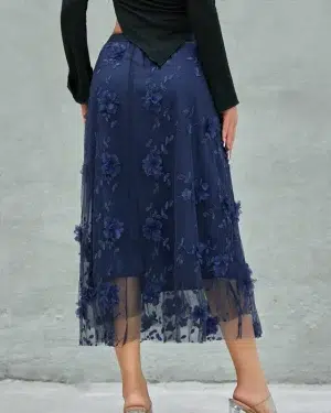 Jupe Tulle à Fleur